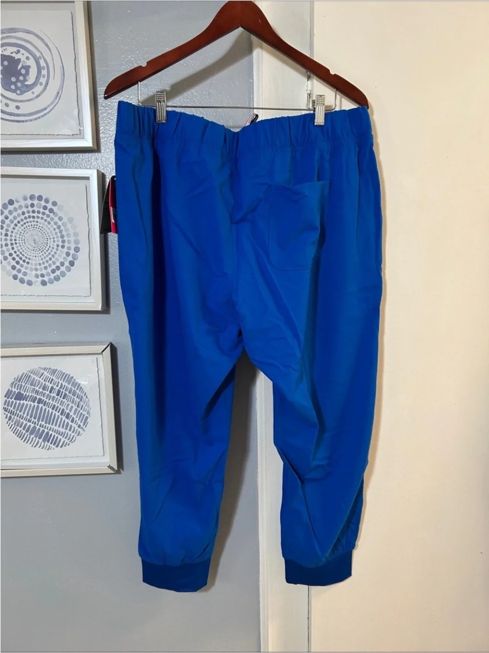 Vince Camuto Medical Scrub Royal Blue Size XL Tall Drawstring Waist VC100T